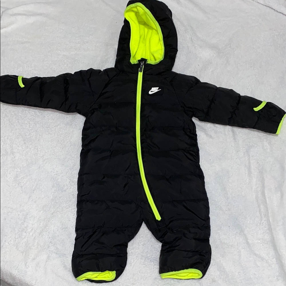 Nike Baby Black and Neon Green One Piece